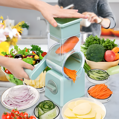 Drum vegetable cutter