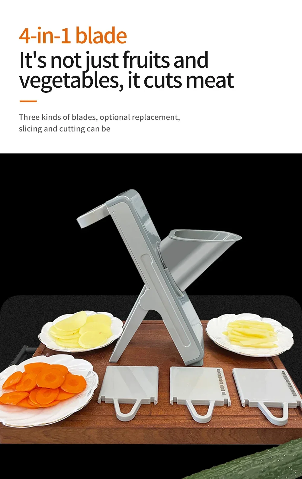 Push-type vegetable cutter