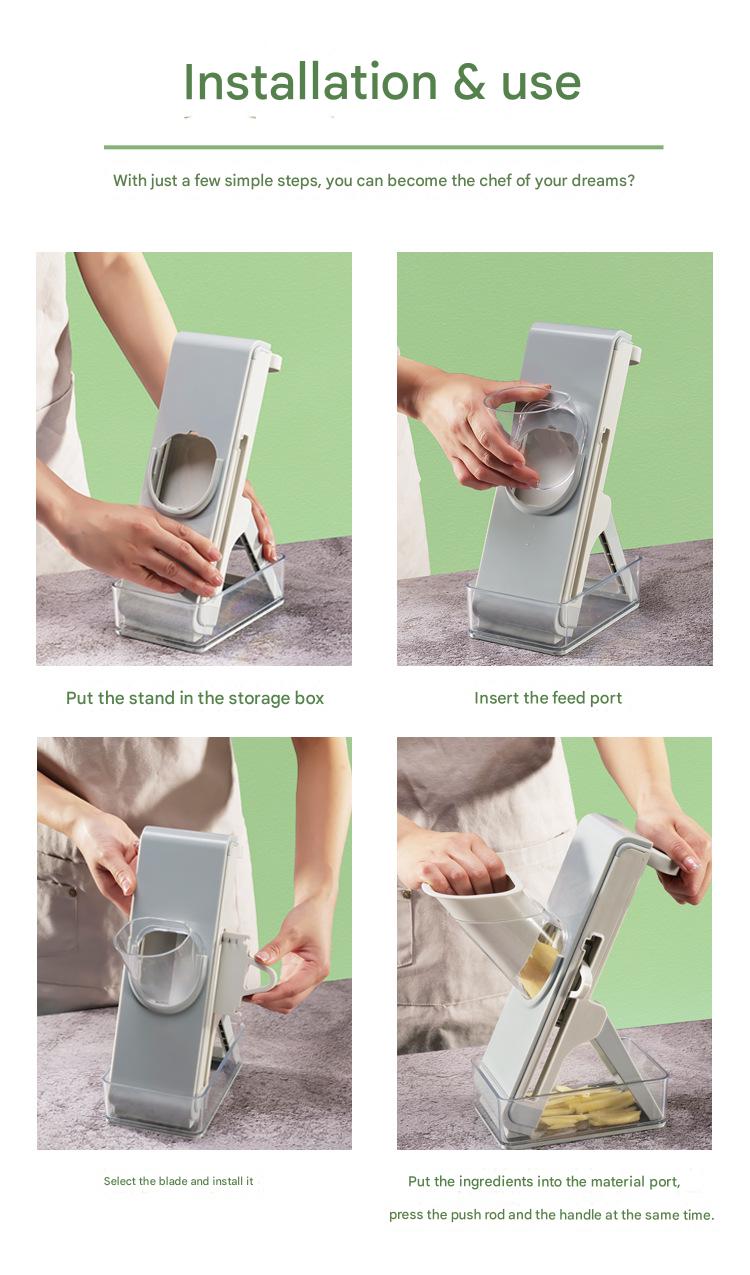 Push-type vegetable cutter