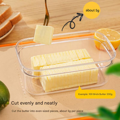 Butter cutting storage box